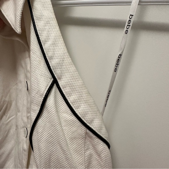 Vintage BeBe y2k tennis halter dress ruffles button front - Picture 10 of 15